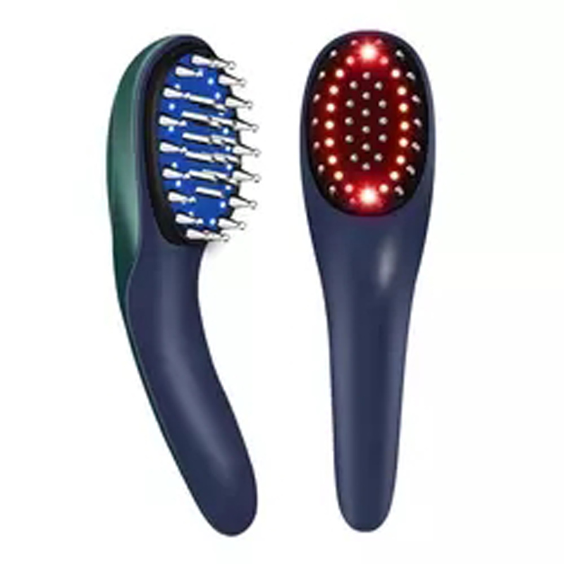 Crescita per capelli Miscela Electric Laser Head Cavallievo Massaggio RF RED Blu Light Anti Capelli Trattamento EMS VIBRAZIONE PAPILE BRUSS