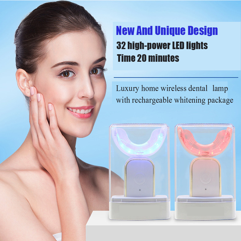 Ricarica wireless avanzata sbiancamentonuovo design denti sbiancante LED LED 2022 denti daneve sbiancamento a margine privo
